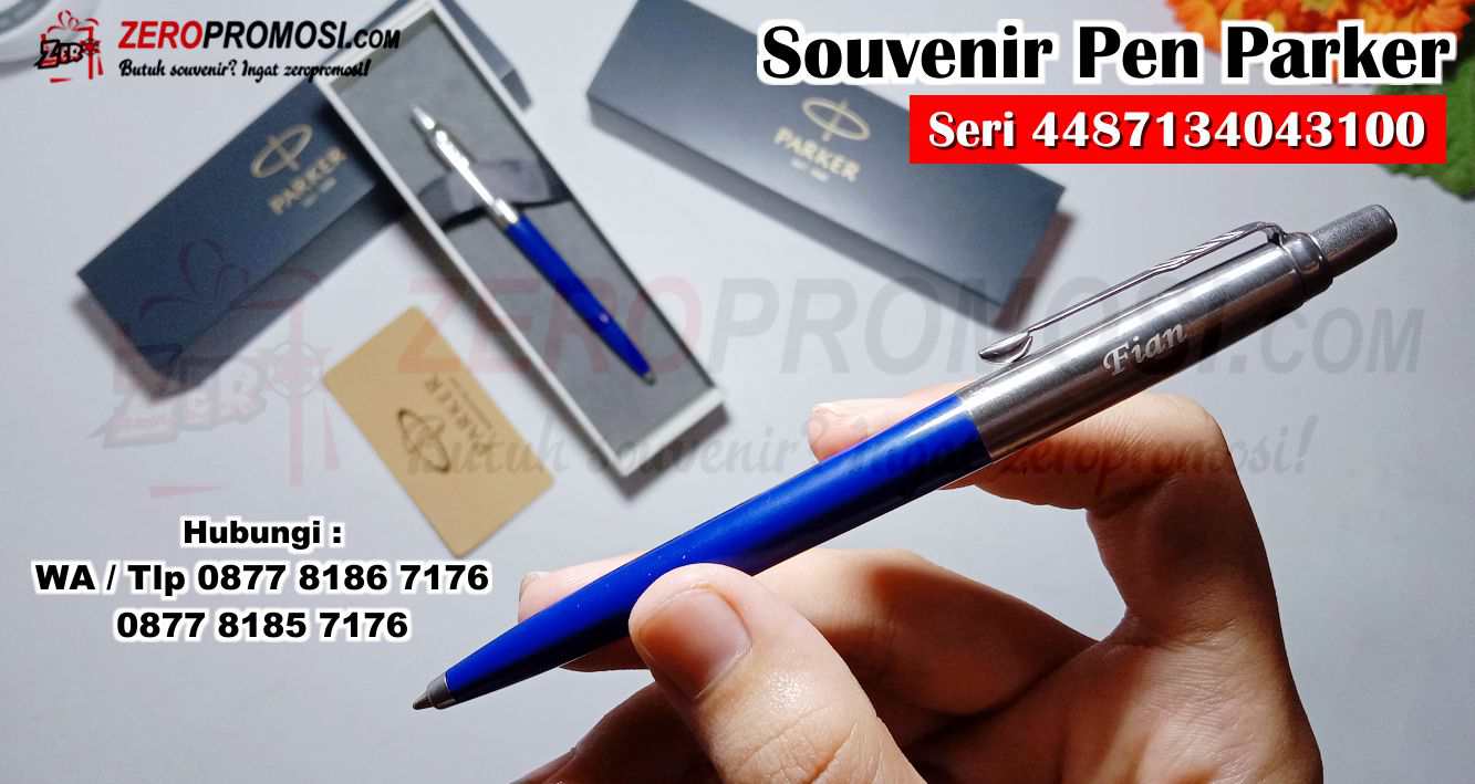 Pulpen Parker original plus grafir nama seri 4487134043100 P.JOTTER, Pulpen Parker Original plus grafir nama/logo, Pulpen Parker Original Blue BP M (Klip Silver), Paket Parker Original Standard Blue + Grafir, Pulpen Parker Original M.Blue BP Ballpoint Klip Silver, Pulpen Parker SP Blue Ballpoint Grafir